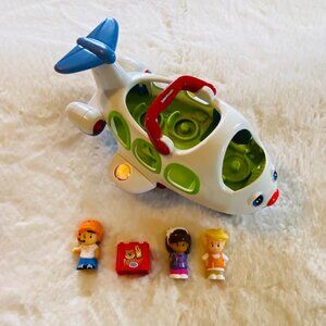 Fisher Price Little People Lil Movers Airplane Jet Plane Music Lights Accessory